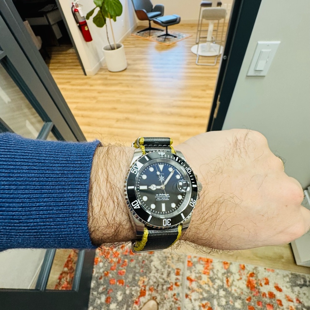 Blue and Silver Dive Watch “Polaris”